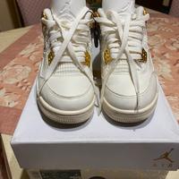 Jordan 4 metallic gold