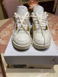 Jordan 4 metallic gold