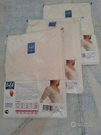 Lotto 3 Maglie Intime INFIL Lana e Cotone -TG 6/XL
