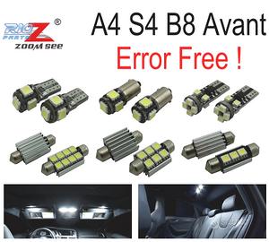 KIT 20 LAMPADE LED INTERNE PER AUDI A4 S4 B8 QUATT
