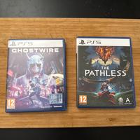 Ghostwire tokyo e The patless ps5 copertina ita