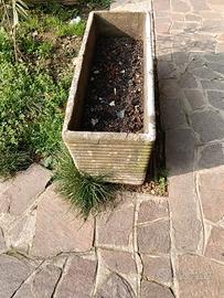 Fioriere da giardino in cemento