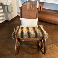 Sedia a Dondolo Vintage