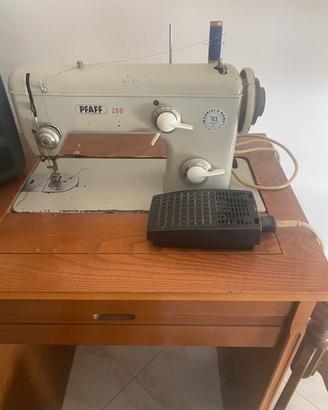 macchina cucire PFAFF 260 con mobile