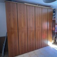 Armadio 6 ante noce chiaro classico