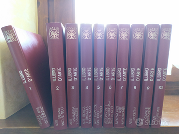 Il libro d'arte Grolier enciclopedia 10 volumi