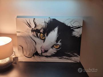 Quadro Gatto 100×60