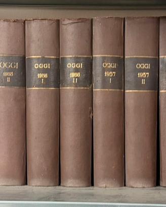 RACCOLTA RELEGATA RIVISTA OGGI DAL 1951 AL 1960