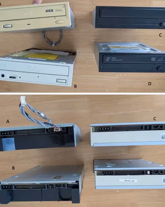 Lettore CD DVD 5,25 (Desktop) IDE Molex SH-S202