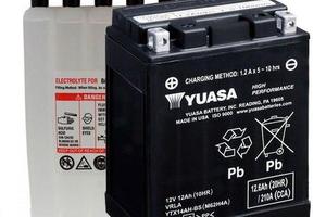 Batteria moto / quad / scooter yuasa ytx14ah-bs