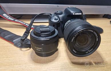Reflex Canon Eos 550d + EF-S 15-85mm + 50mm f/1.8