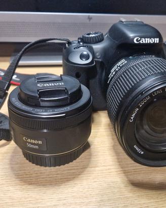 Reflex Canon Eos 550d + EF-S 15-85mm + 50mm f/1.8