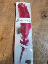 Set Calligrafia Professionale – Penna d’Oca Rossa