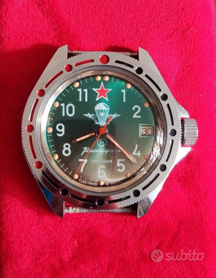 orologio russo boctok komandirskie cccp Abbigliamento e