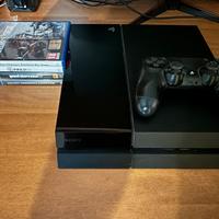 Ps4 500gb + 1 joystick + 4 giochi