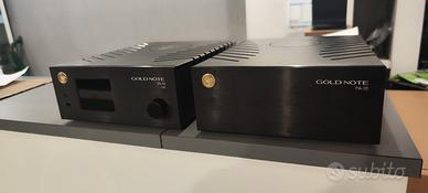 Gold note ds10 evo + pa10 pre dac + finale 2 ch