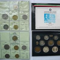 Divisionali 1991 Argento (PROOF) + Bolaffi 1988-89