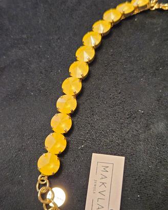 #bracciale giallo swarowsky 