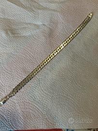 Bracciale uomo argento 925 maglia cubana 18 g