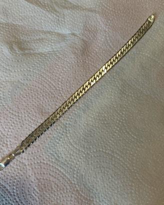 Bracciale uomo argento 925 maglia cubana 18 g
