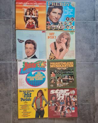 Lotto 8 vinili lp musica schlagr e pop tedesco ann