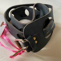 Cinturone in pelle con cerchi, Fornarina tg.S