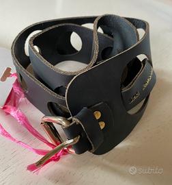 Cinturone in pelle con cerchi, Fornarina tg.S