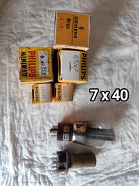 stock 7 valvole elettriche per radio e tv