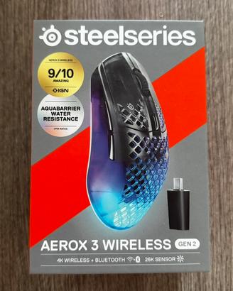 Mouse Steelseries Aerox 3 Wireless Gen 2