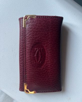 Cartier, portachiavi, 6 ganci,nuovo