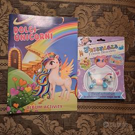 Set gadget unicorni per bambine