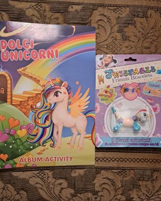 Set gadget unicorni per bambine