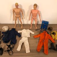 Due  G. I. Joe originali 1964 Hasbro con divise