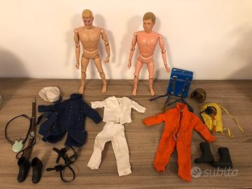 Due  G. I. Joe originali 1964 Hasbro con divise