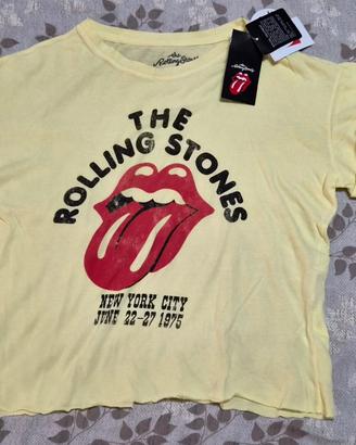 T-shirt "The Rolling Stones " Donna tg S Nuova
