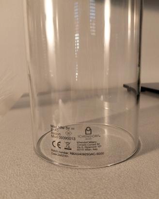 Lampada di design Lamp clear glass-gold aluminum