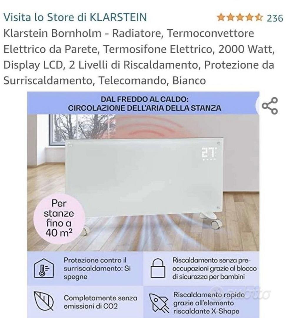 Riscaldamento Elettrico Stufa Termosifone Calorifero da parete