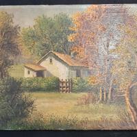 PAESAGGIO OLIO SU TELA 1872