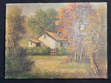 PAESAGGIO OLIO SU TELA 1872