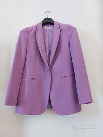 Giacca blazer Kontatto lilla donna, made in Italy