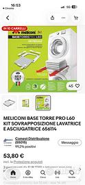 kit sovrapposizione lavatrice