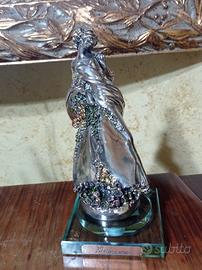 Statua argento donna Primavera Wenk