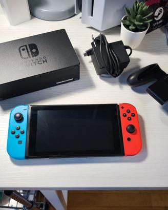 Nintendo switch con custodia
