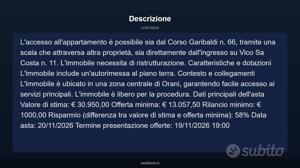 Appartamento – Orane/Orani, Nuoro - Vista 5