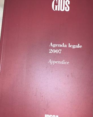 Libro agenda legale 2007
