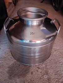 fusto in acciaio inox per olio