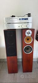 Stereo con casse Bowers and Wilkins