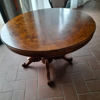 Riproduzione Anni 70 Tavolo Allungabile + 6 Sedie 