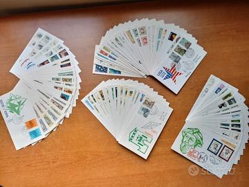 Lotto 70 buste FDC San Marino ed. Venetia