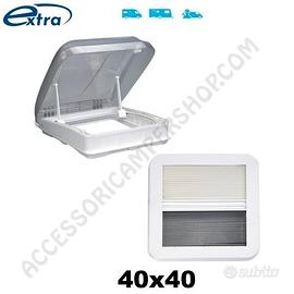 NOVITÀ 2024 OBLO' EXTRAVENT 40X40 BIANCO SENZA VEN